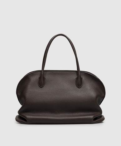 Borsa tote Agnes 15 in pelle marrone