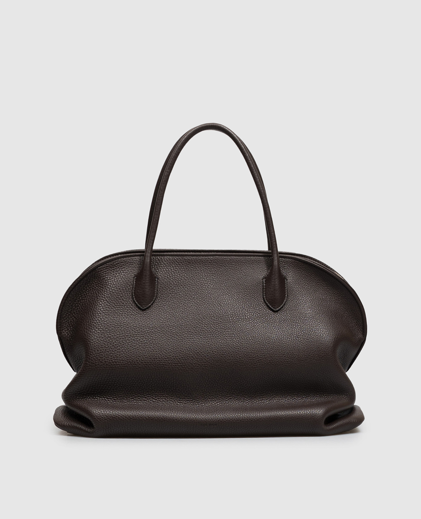 Agnes 15 brown leather tote bag