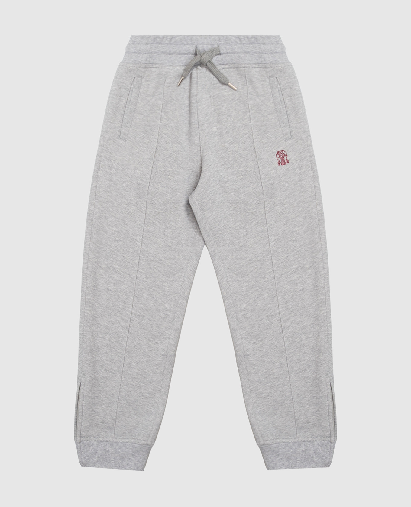 Children's gray joggers Brunello Cucinelli