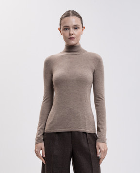 Max Mara Beige cashmere turtleneck GATTO MXMGATTO