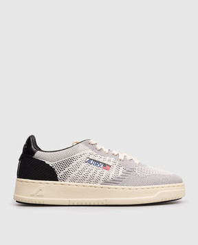 AUTRY Medalist Easeknit Grey Lurex Sneakers A1UNEKLWK301