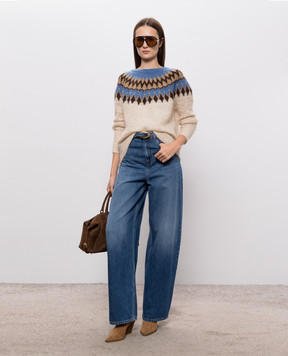 Twinset Beige sweater with wool 262AQ3020