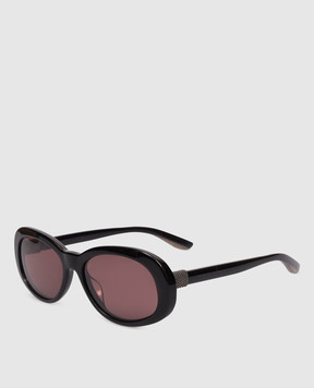 Brunello Cucinelli Claire black sunglasses with polarized lenses MOCGEMMS07