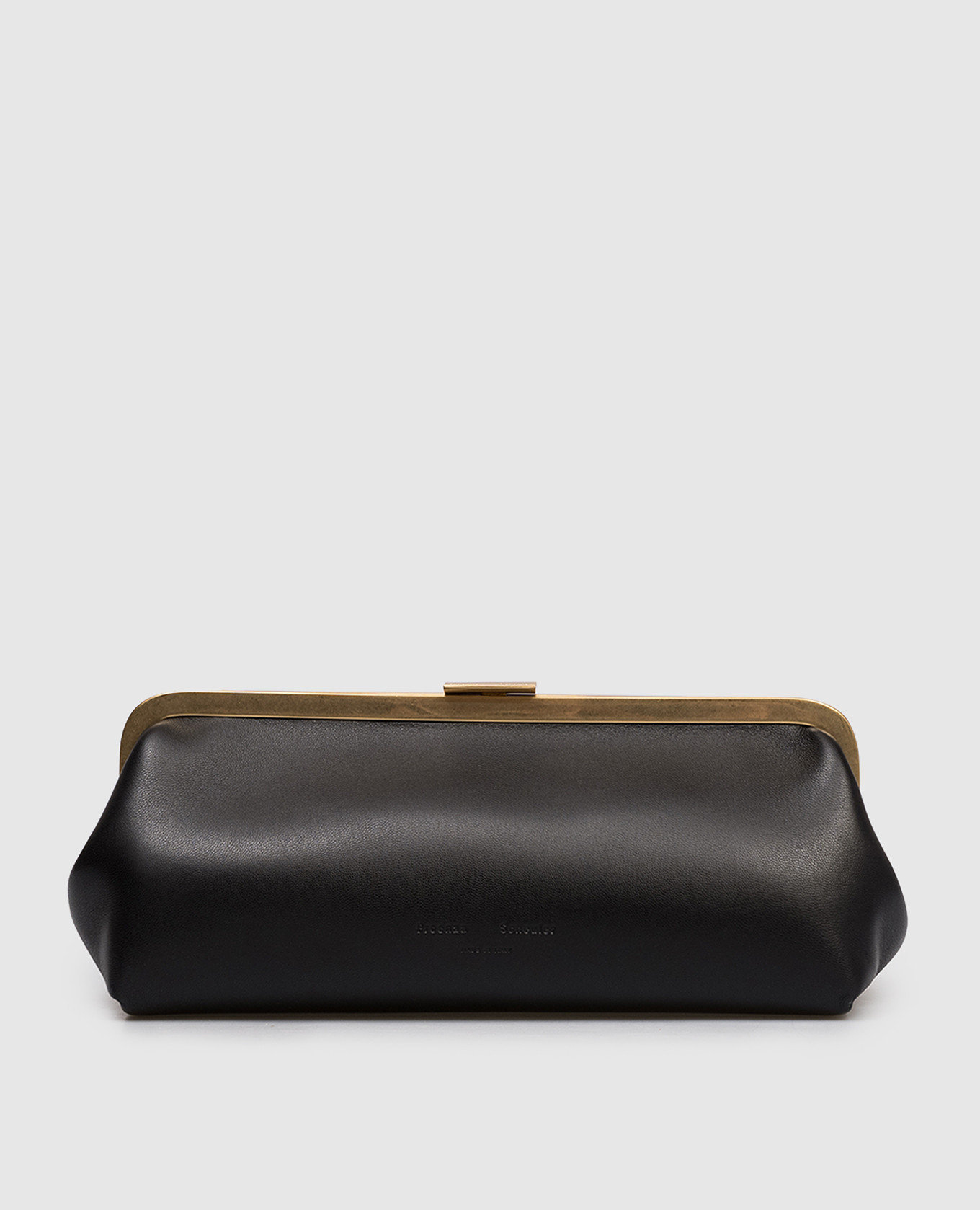 

Black leather clutch with logo PROENZA SCHOULER