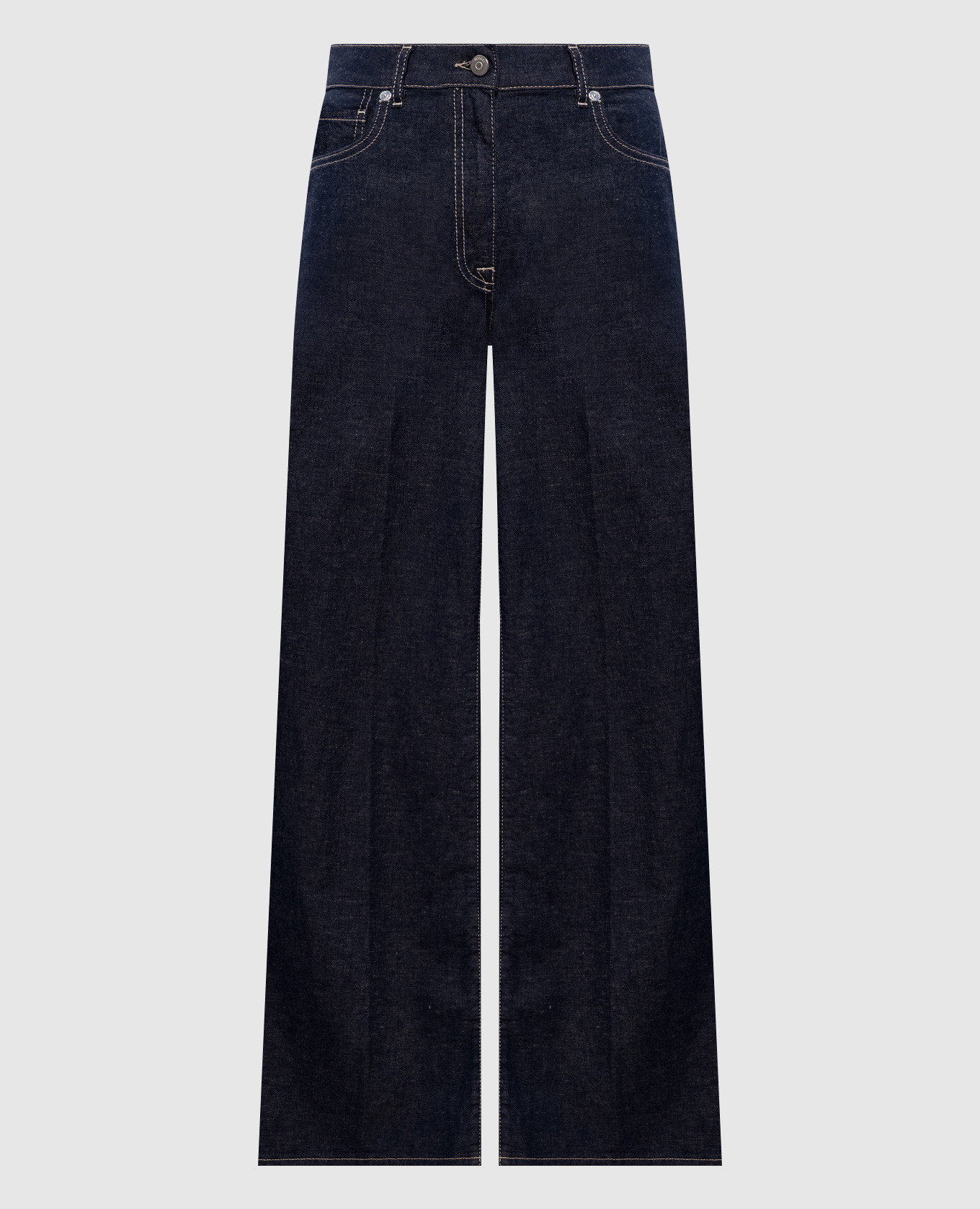 

Blue jeans with linen Peserico