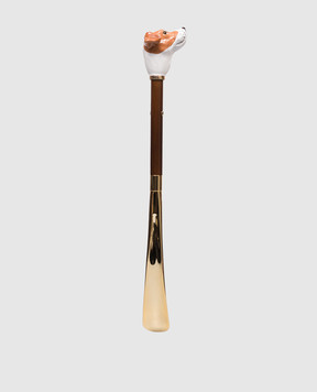 Pasotti Brown Jack Russell shoe horn PFPEXXK81