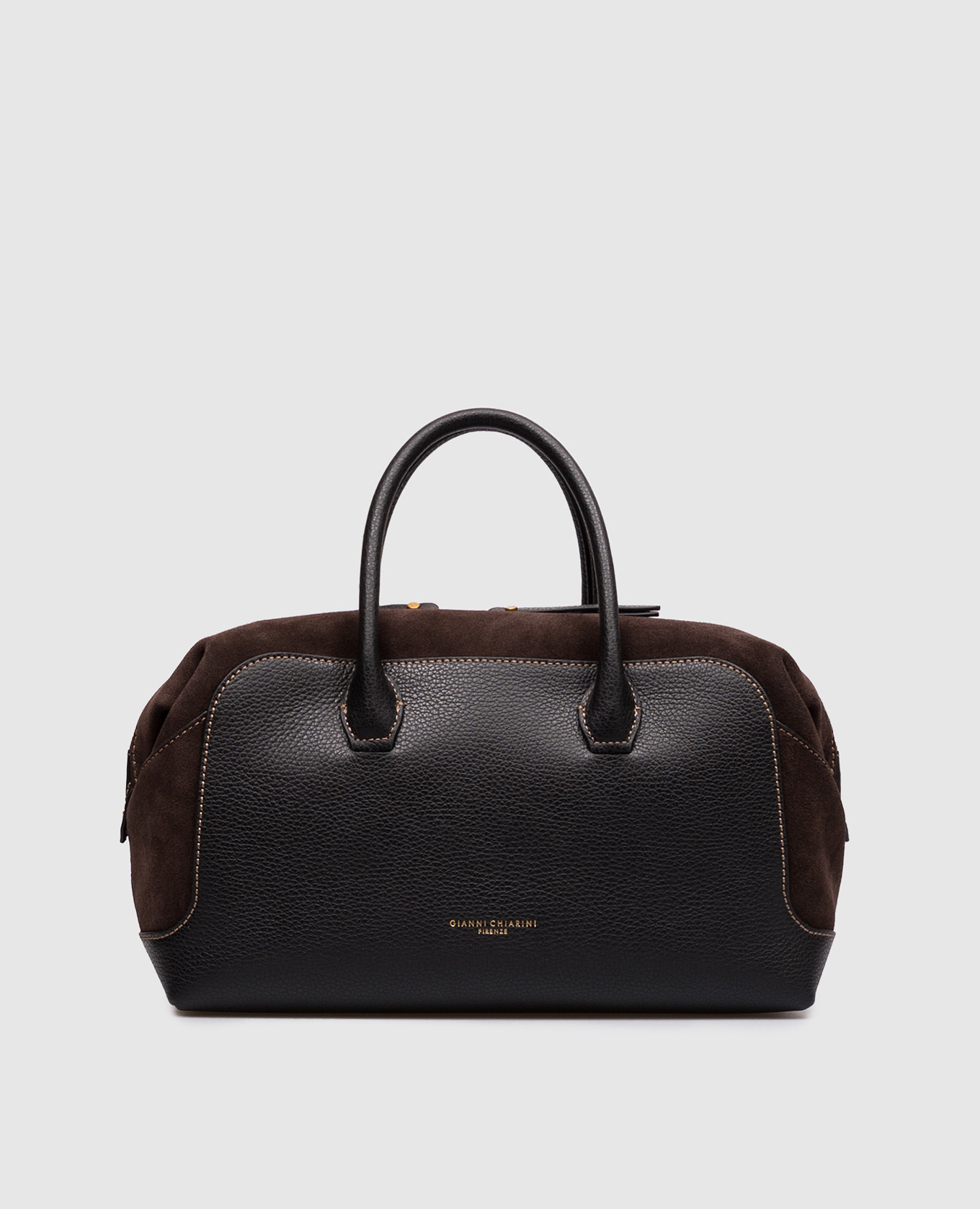 Gemma leather bowler bag