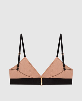 Tom Ford Beige bralette with logo BRJ009JEX011