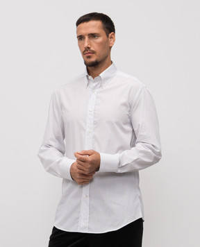 Brunello Cucinelli White striped shirt MB6411716