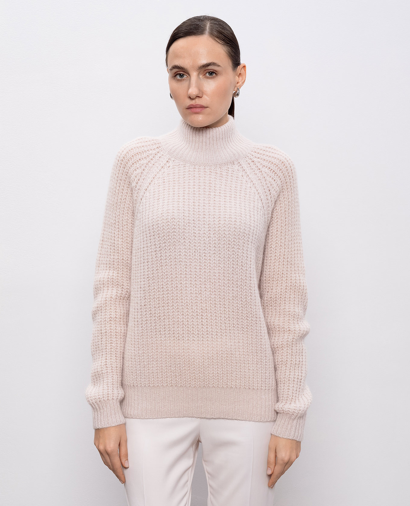

Beige alpaca wool sweater Peserico