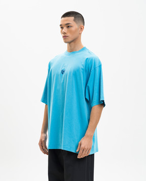 Balenciaga Laurel blue t-shirt 764235TSVC9