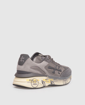 Premiata Moerun gray combination sneakers MOERUN8540