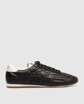 AMIRI Black leather sneakers Pacific AWSNSN1034