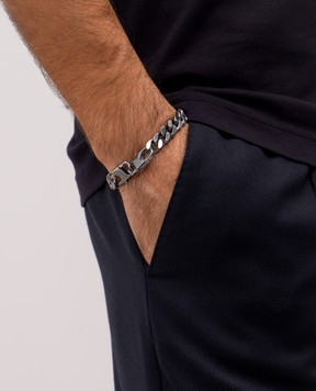 Maison Margiela MM6 Silver chain bracelet SM6UY0110P8884