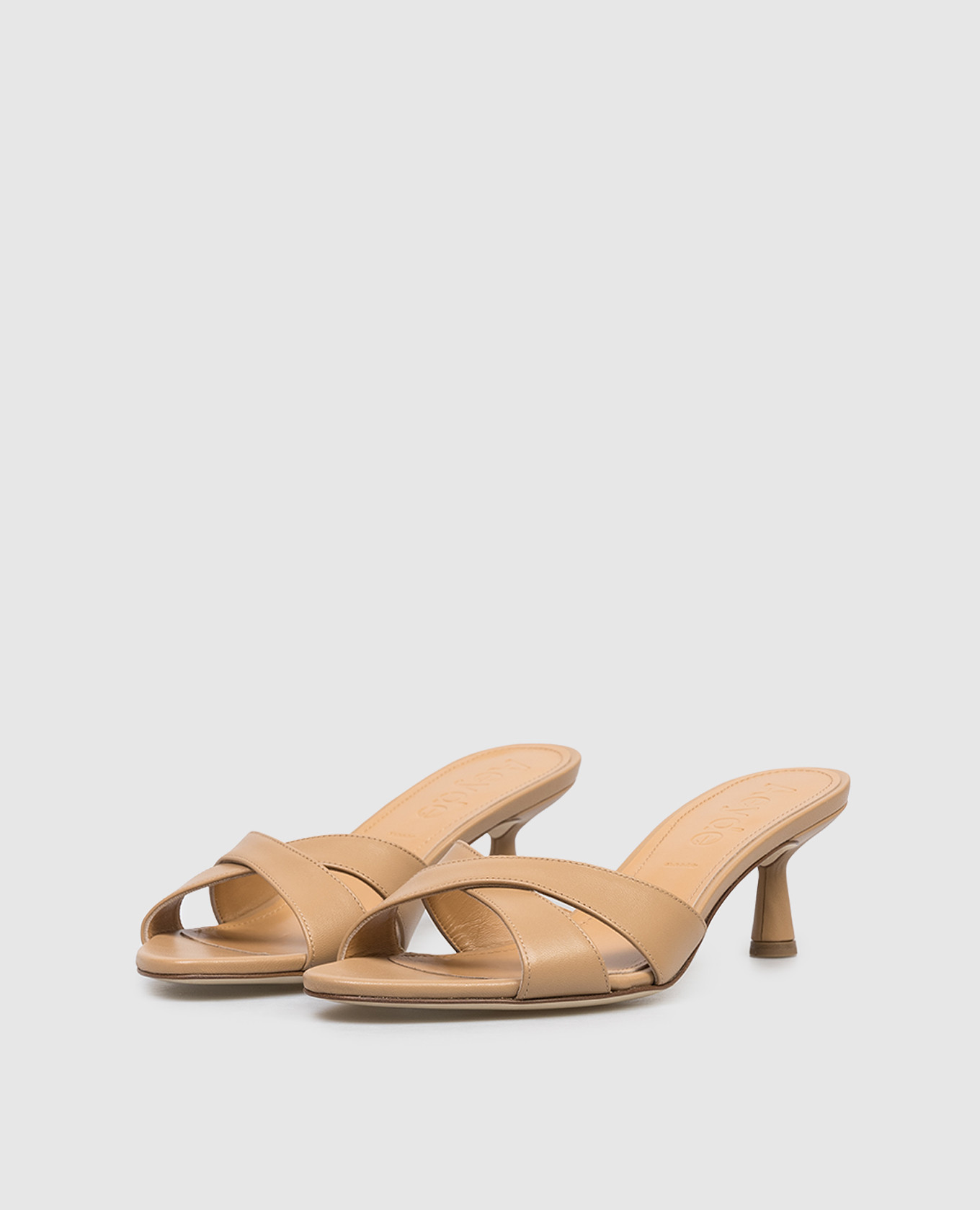 

Vero brown leather mules Aeyde