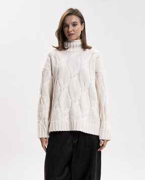 Loulou de Saison WARA ivory cashmere sweater WARA