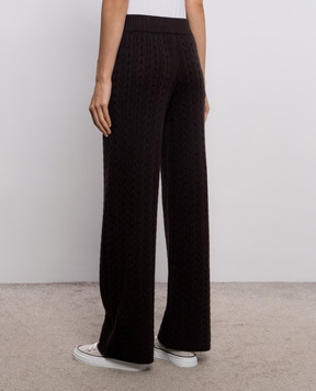 Agnona Brown cashmere sweatpants K7120106K080Q