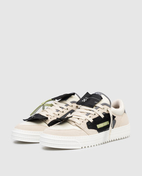 Off-White Beige 3.0 Off Court combo sneakers OMIA29KS26LEA002