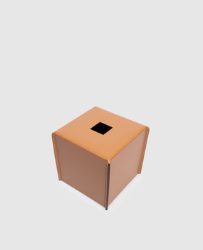 Treesseci Brown leather napkin holder MERIDIEN MER71AIN