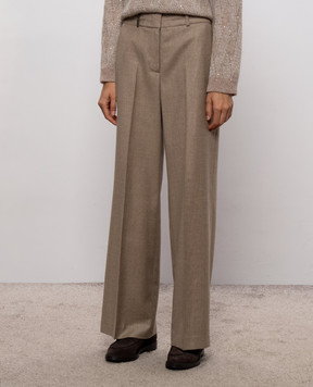 Peserico Beige wool pants P0433503324
