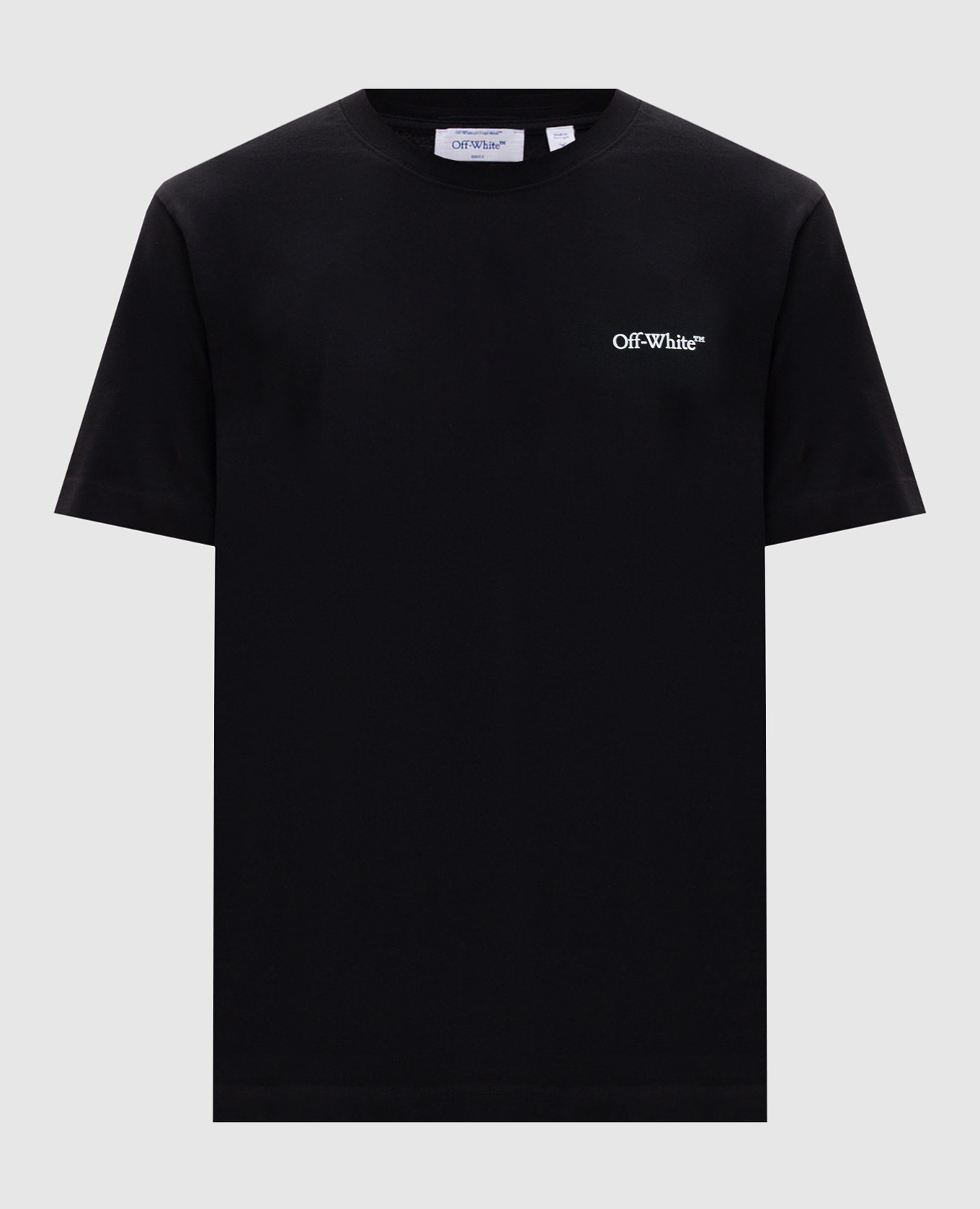 Black T-shirt with Metal Arrow emblem