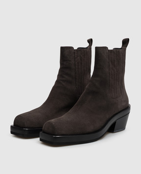 AGL Brown suede ankle boots MOTA MOTABEAT