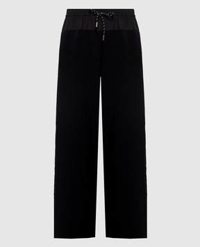 Twinset Black sweatpants 262LI2LCC