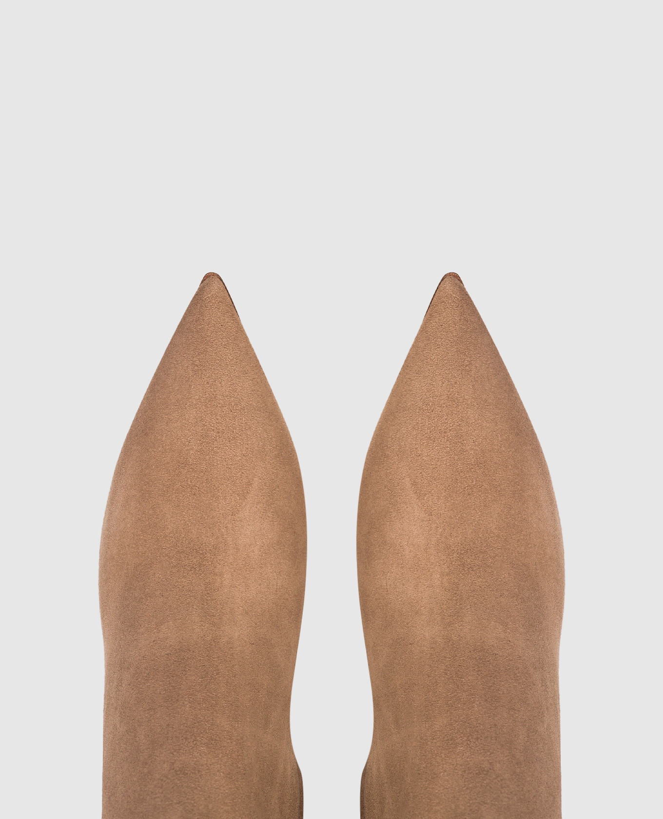 

Beige suede ankle boots Santoni