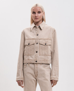 Khaite Beige denim jacket Tomer 1193926068