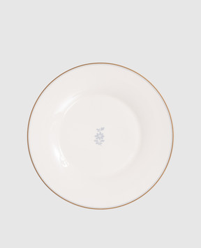 Geminiano Cozzi 1765 White porcelain dinner plate Feston e Cadena TTCMI00289054