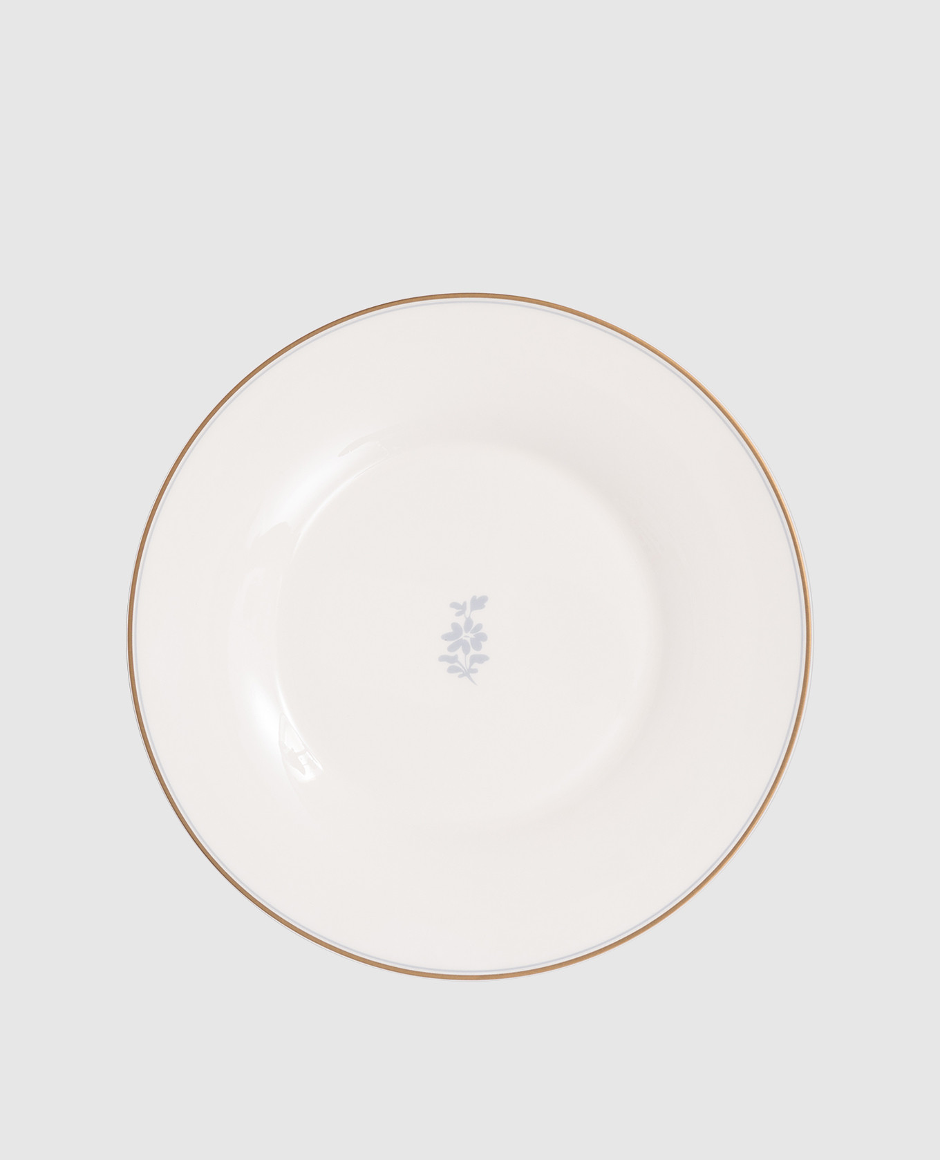 

White porcelain dinner plate Feston e Cadena Geminiano Cozzi 1765