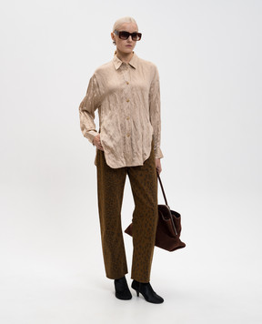 Khaite Beige Goya shirt with a reaper effect 2430466