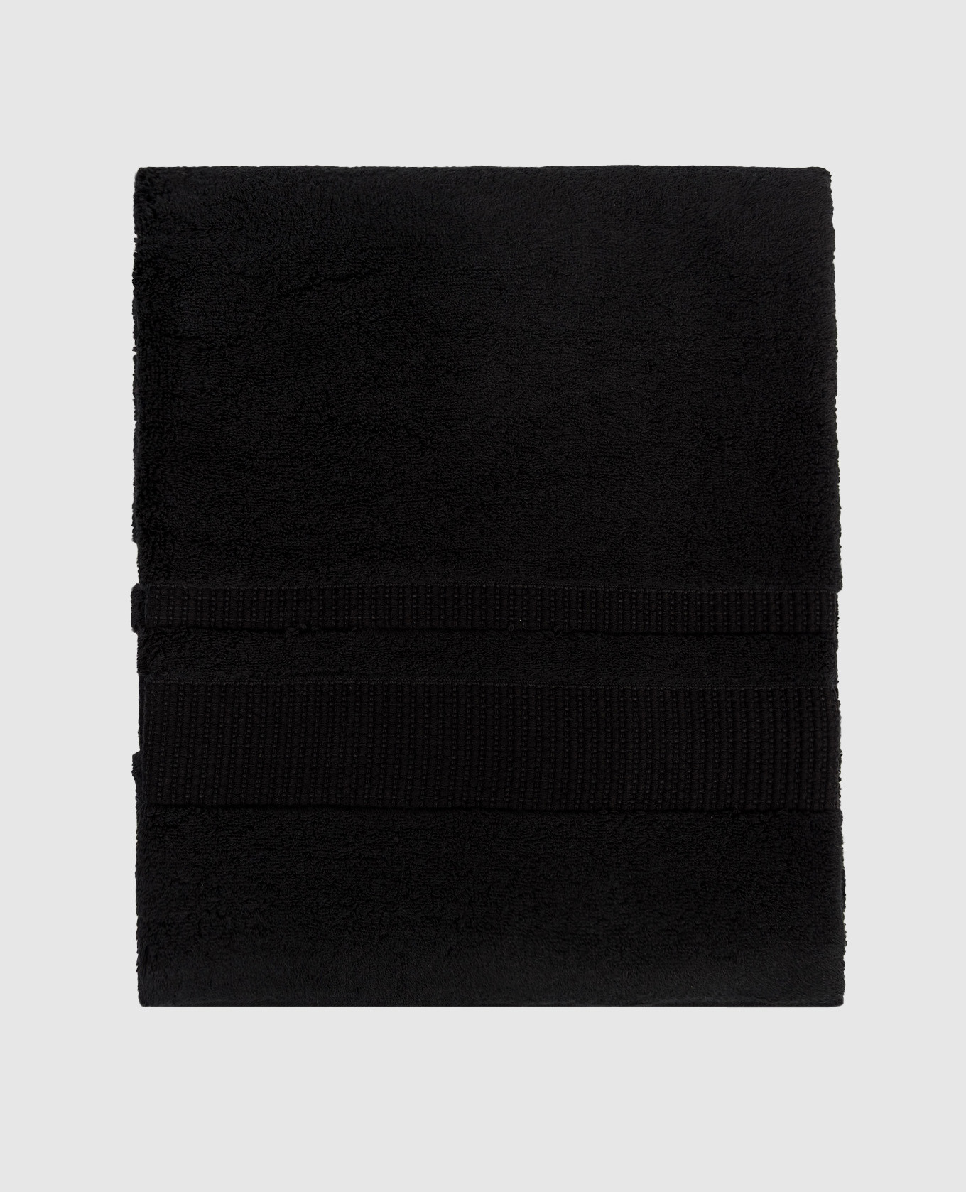 

Black terry bath towel PERA Hamam