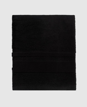 Hamam Black terry bath towel PERA PERABATHTOWEL