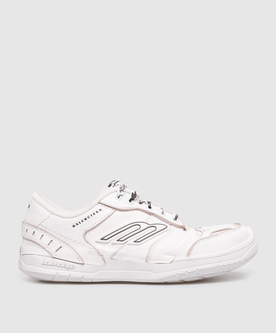 Sneakers Hamptons in pelle bianca