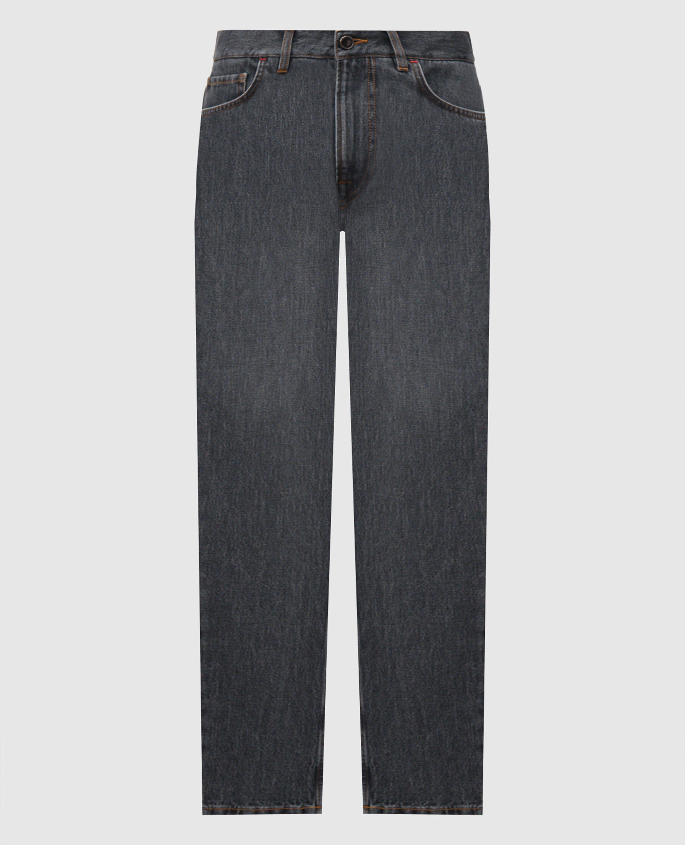 

Gray jeans with a worn effect ISAIA, Grey