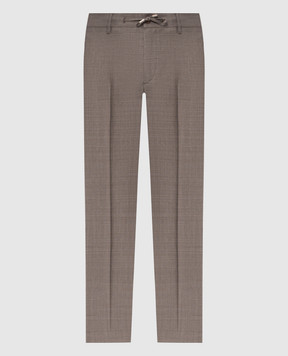 Stefano Ricci Brown wool pants M1T610002AW0017U