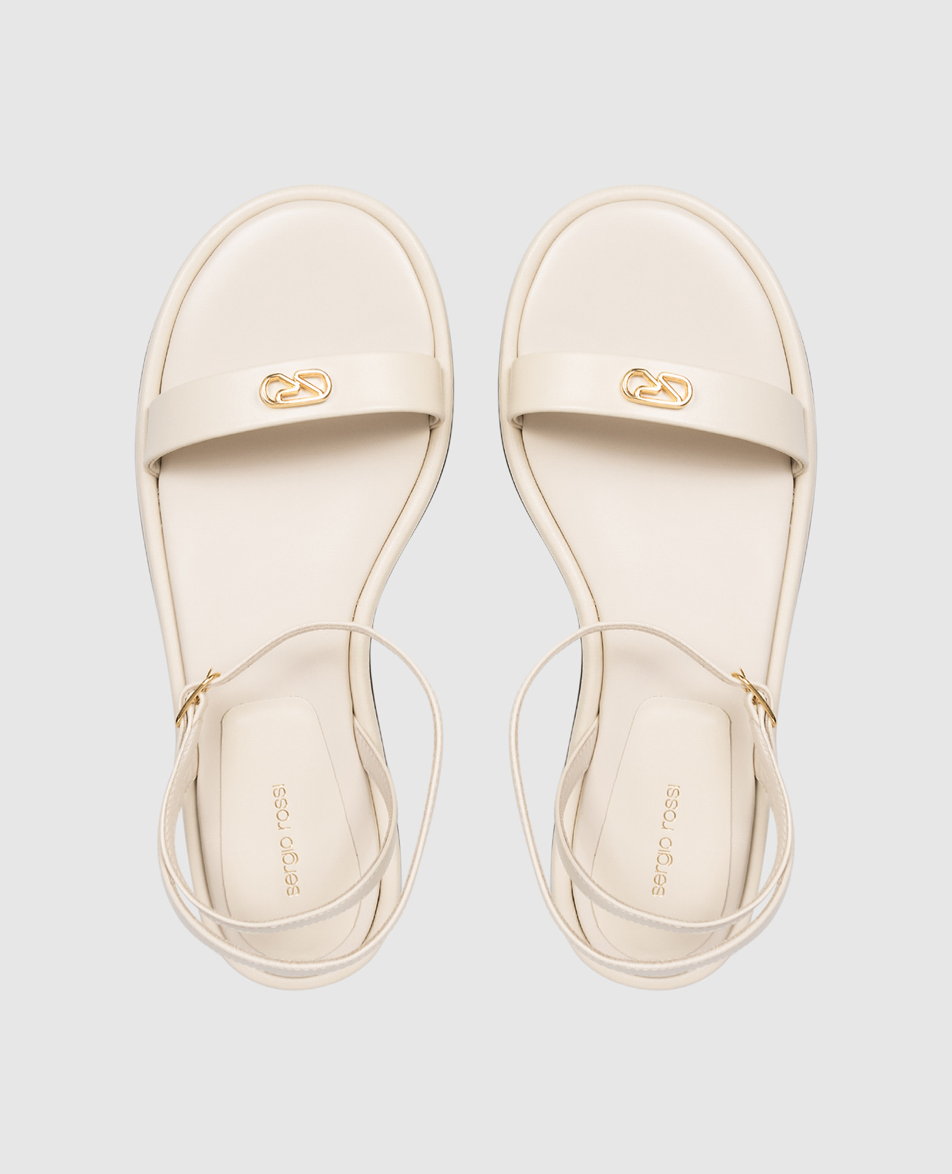 Beige leather Surge sandals Sergio Rossi 4