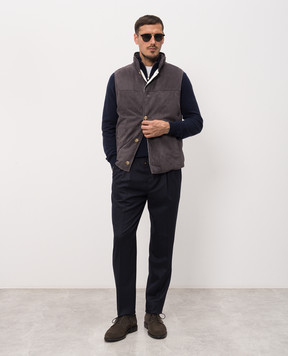 Brunello Cucinelli Blue wool pants ME226E1710