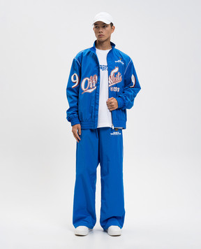 Off-White Blue sweatpants with logo 44MCJ03DF5F002