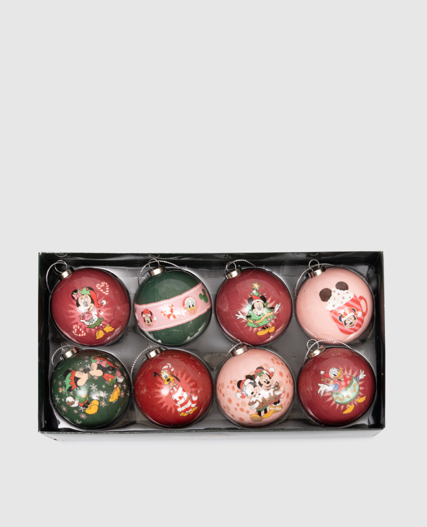 

Set of Christmas tree balls Mickey and Friends 8 pcs Disney, White