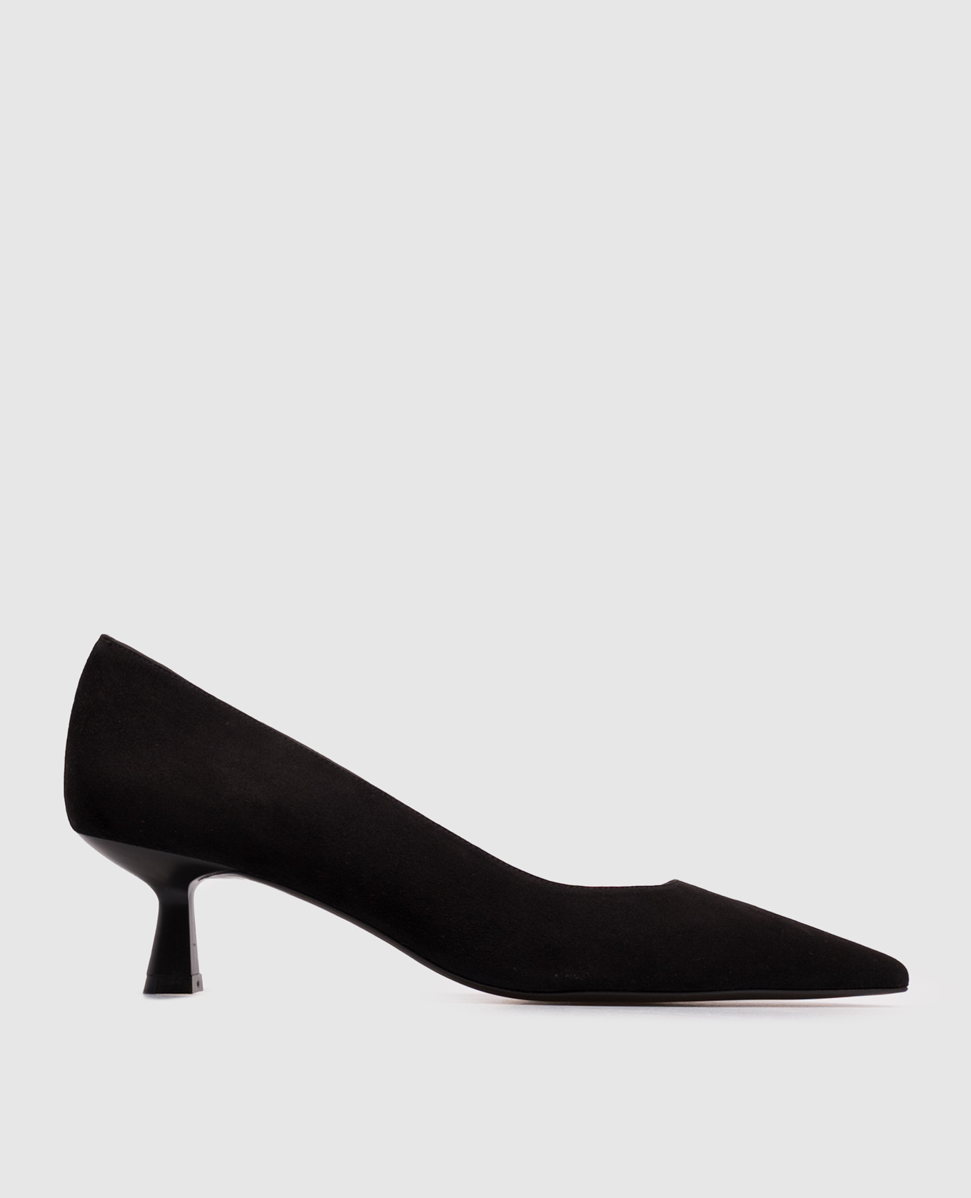 Black suede shoes