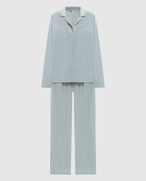 Dore & Rose Green striped pajamas LONGSLEEVESTRIPEDPJ