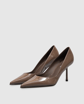 Le Silla Bella brown patent leather shoes 4215C080BLPPGSM