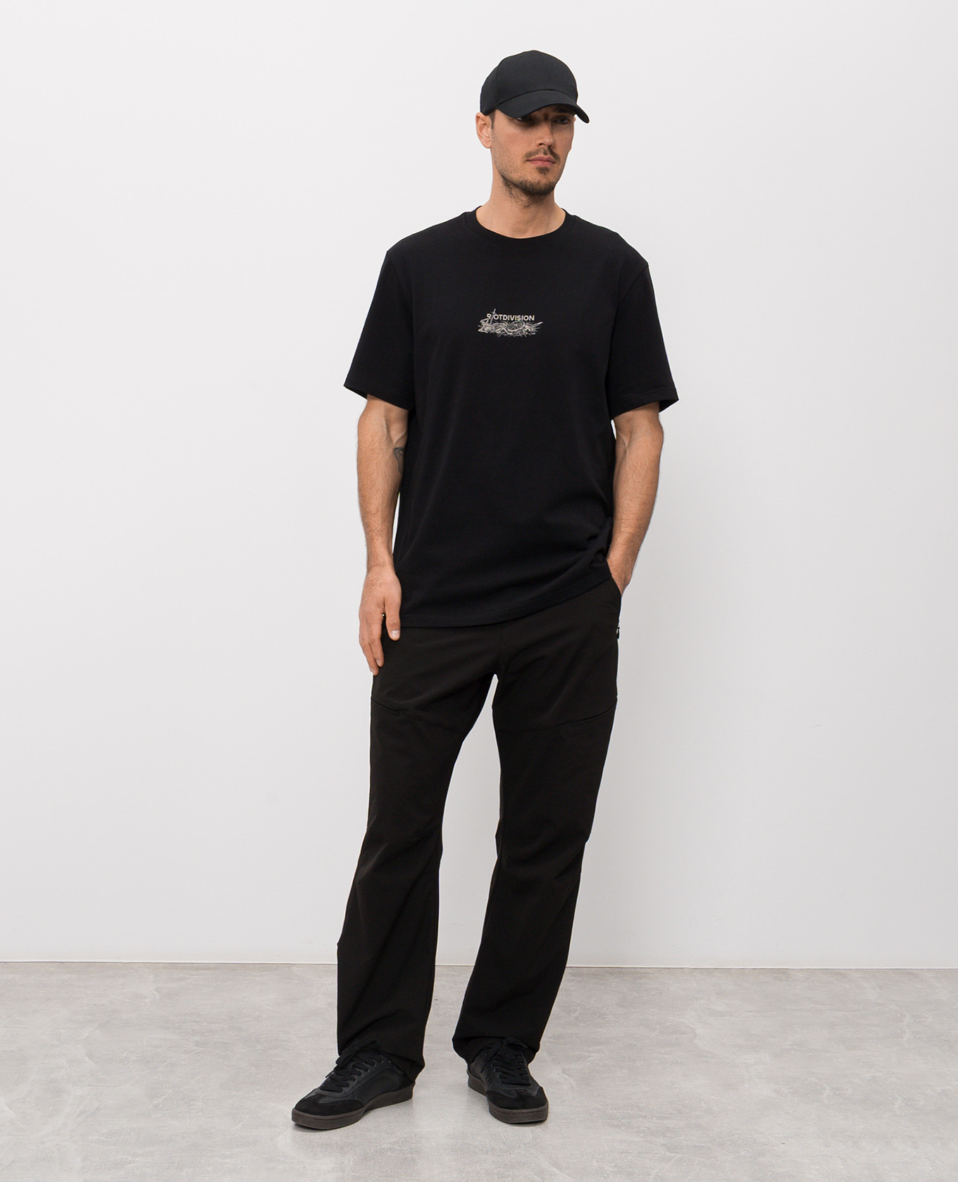 

Black Plague T-shirt with print Riotdivision
