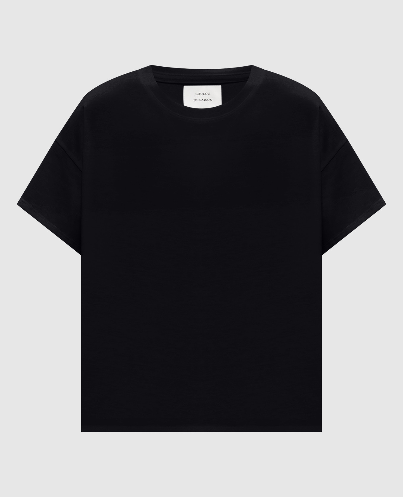 

Black T-shirt BASILUZZO Loulou de Saison