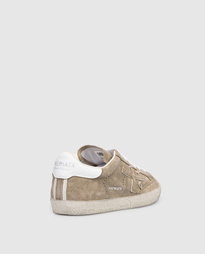 Premiata Stevend beige suede sneakers STEVEND6221
