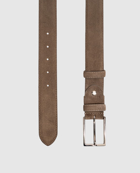 Doucal's Brown suede belt DC0001SIGMUF009