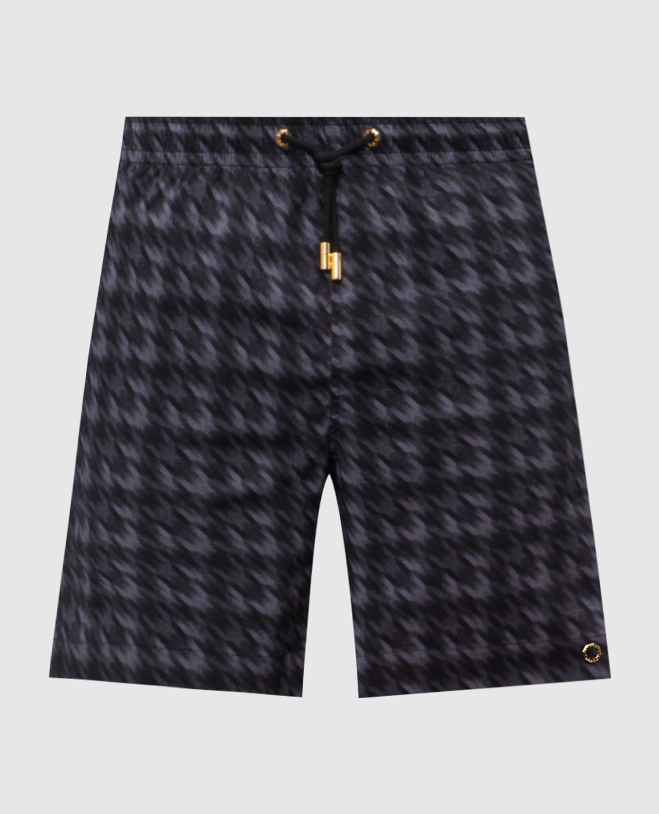 Grey printed swim shorts Stefano Ricci