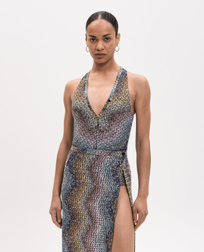 Missoni Patterned swimsuit with lurex and sequins MS26SP13BC0065